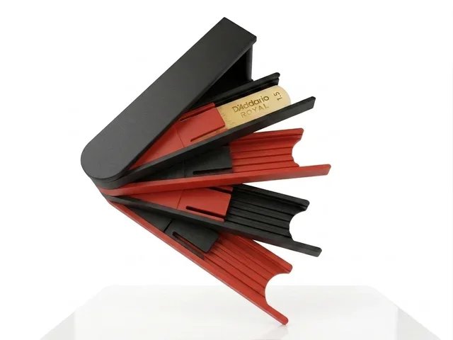 Estuche Porta Cañas Clarinete — accesorio musical impreso en 3D