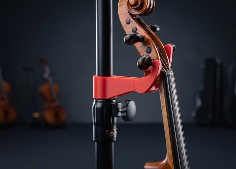 Soporte de Violín para Atril — accesorio musical impreso en 3D
