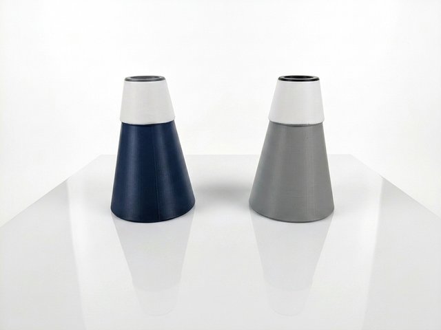 Sordina Estudio Trompeta 3D — accesorio musical impreso en 3D