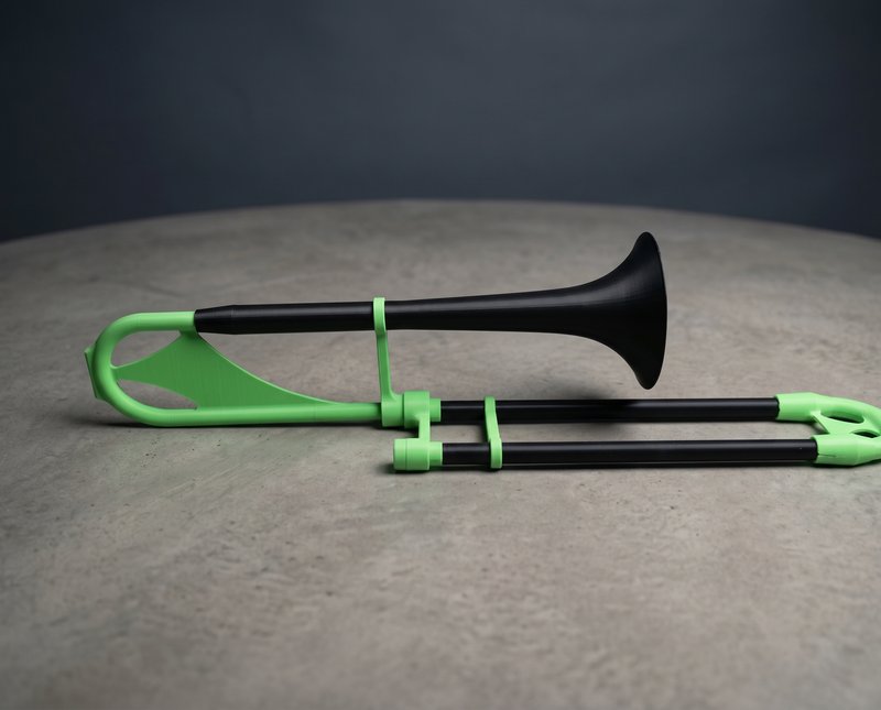 Trombón Alto 3D — accesorio musical impreso en 3D
